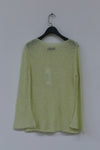SWAYING/KNIT Paper Yarn Top SW212SZ39 Green PS23